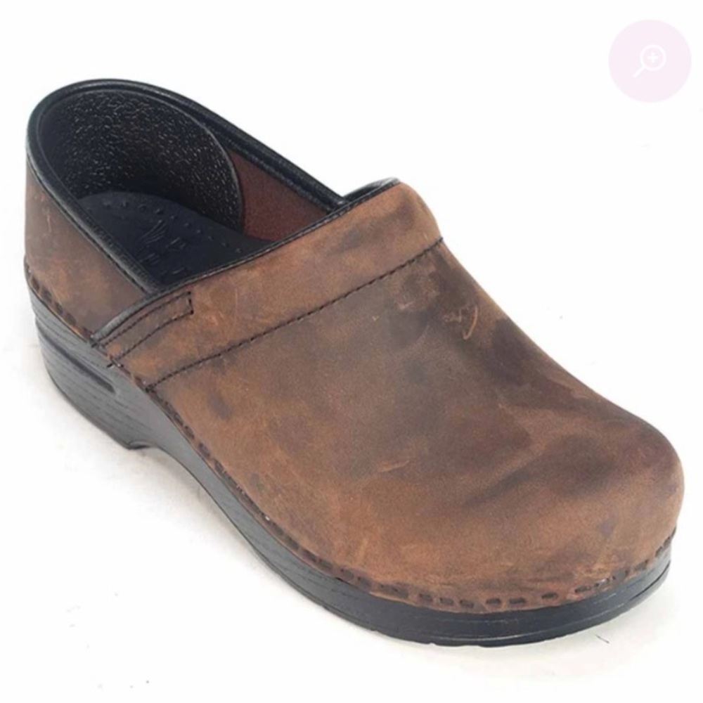 Dansko Professional Clogs Brown Oiled Leather
